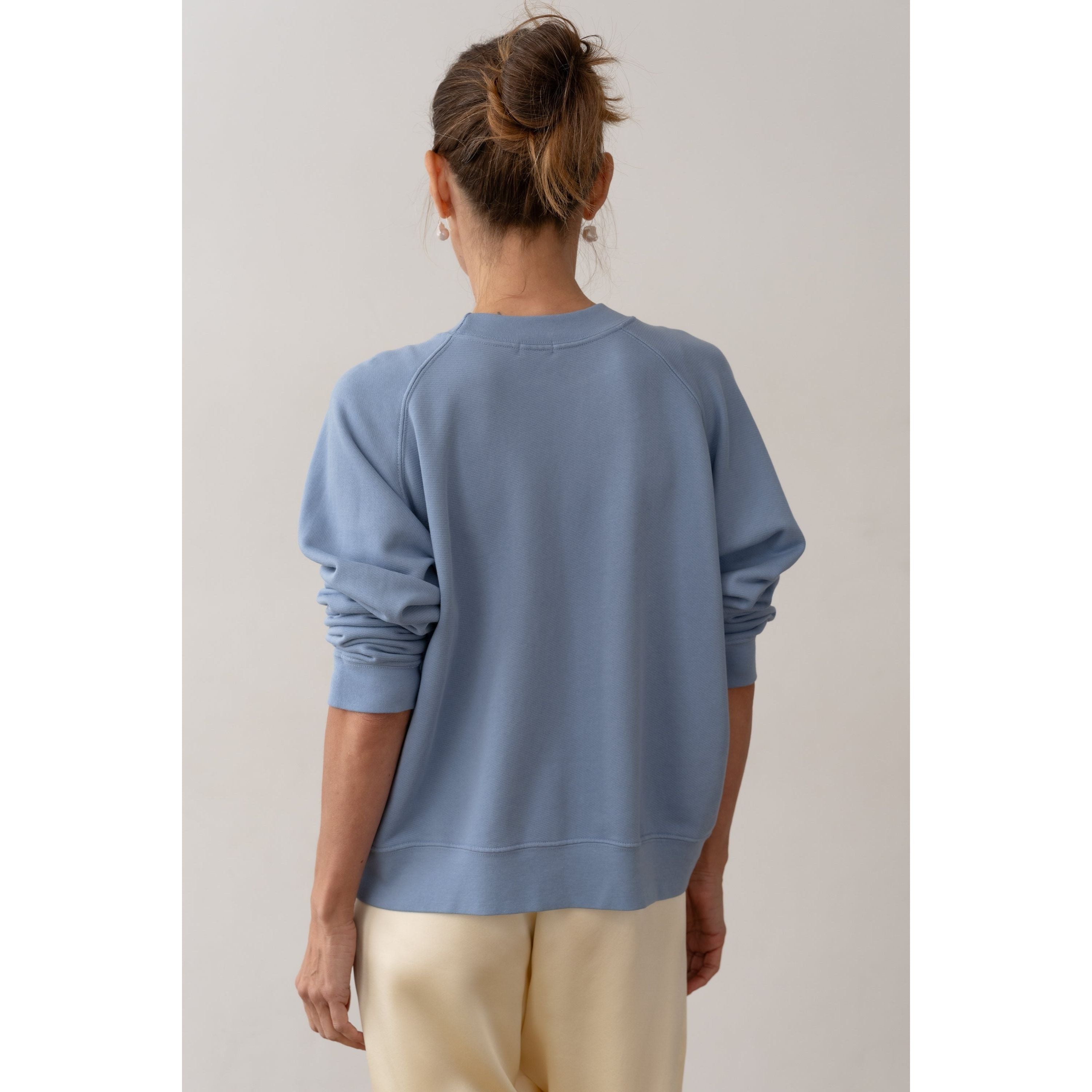 Donni The Eco-Terry Crewneck Cornflower
