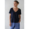 Dark Slate Gray The Jersey Relaxed V-Neck Navy