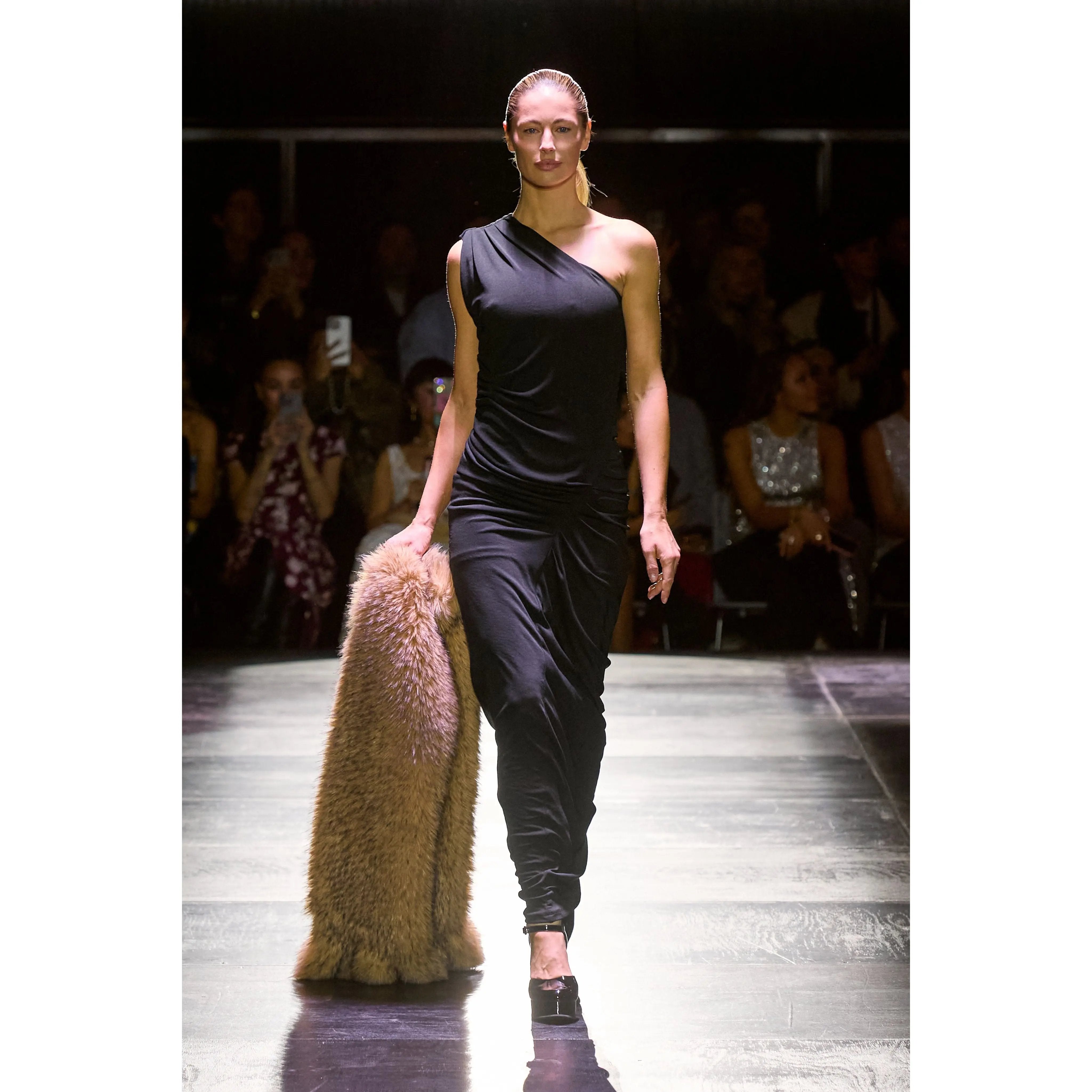 Draped One Shoulder Dress ROTATE Birger Christensen