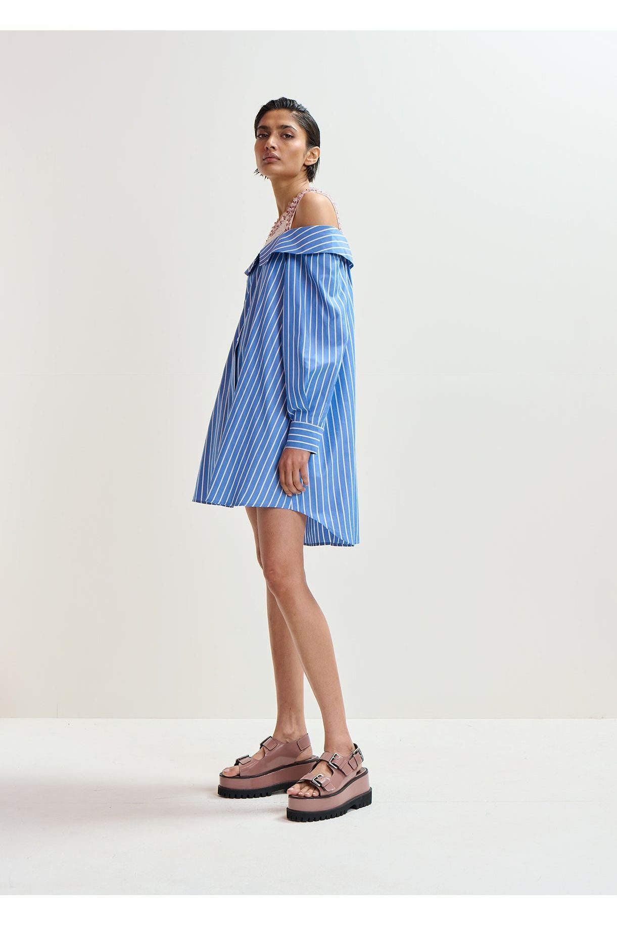 JORI EMBELLISHED SHIRT DRESS ESSENTIEL ANTWERP