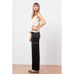 Antique White Avenue Montaigne Eclipse Pants Satin Black