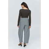 Light Gray Marle Ellidy Pant Blue Steel