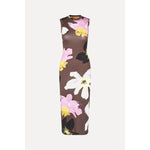 White Smoke Stine Goya Elastic Tank Crewneck Dress - Wild Flowers