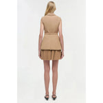 Eman Mini Dress Camel Simkhai