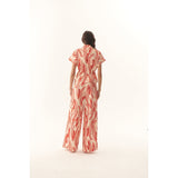 Exquise Sara Pants Red/Beige