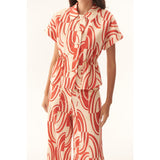 Exquise Sara Pants Red/Beige