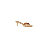 Staud Brigitte Mule Camel Satin