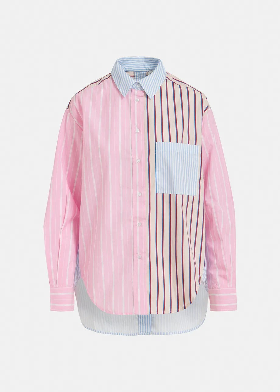Essentiel Antwerp Multicolor Striped Cotton Shirt
