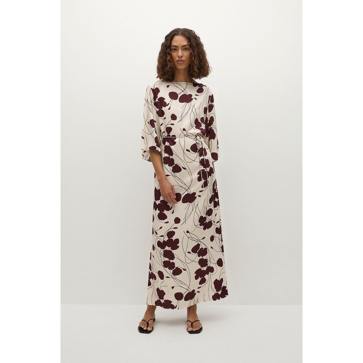 DANDELION FLORAL BORDEAUX