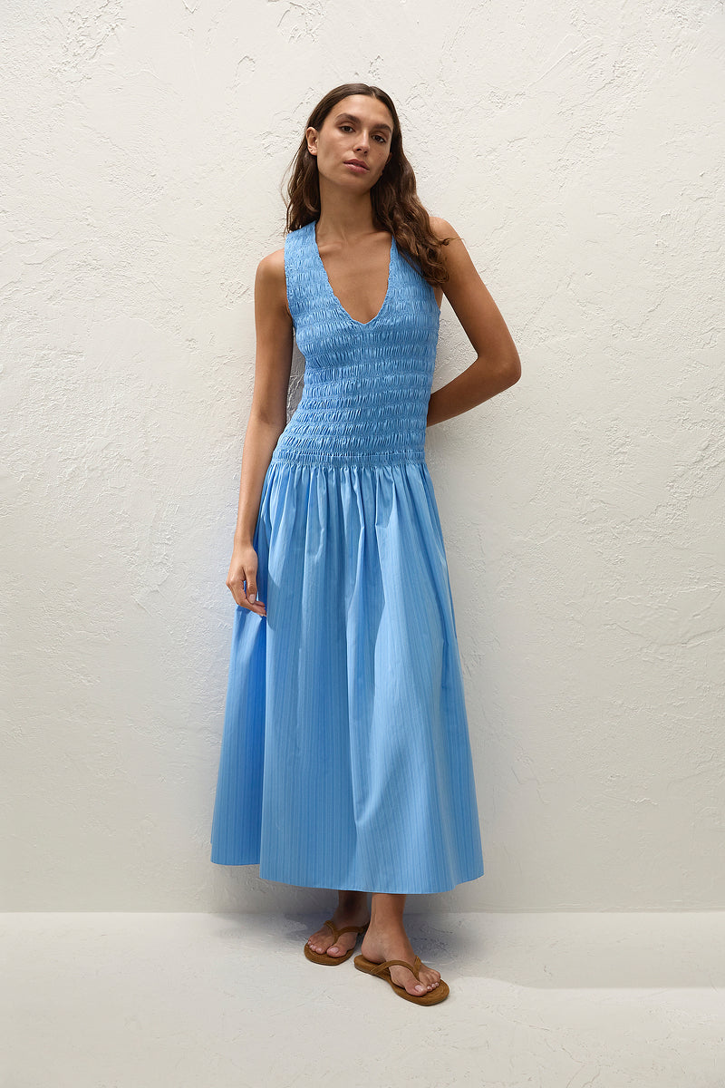 PALOMAR MIDI DRESS FAITHFULL THE BRAND