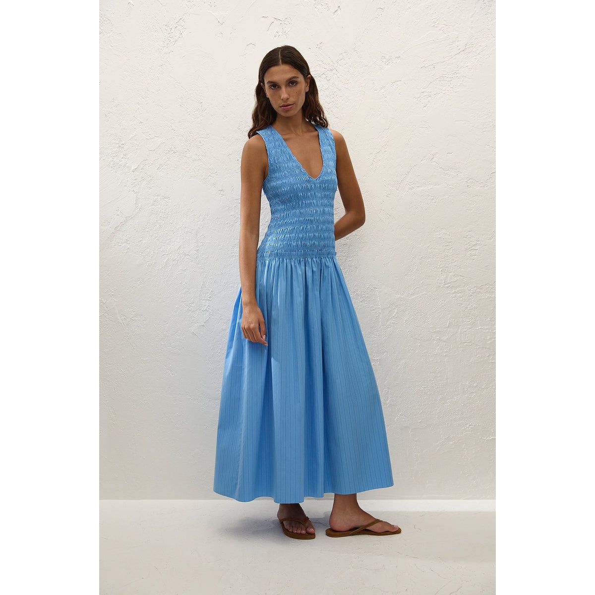 PALOMAR MIDI DRESS FAITHFULL THE BRAND