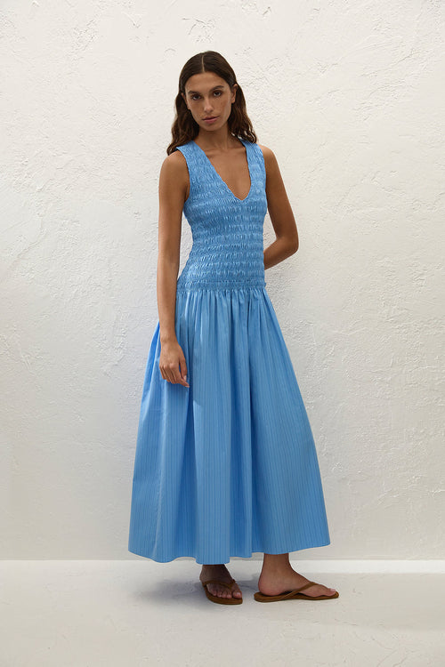 PALOMAR MIDI DRESS FAITHFULL THE BRAND