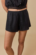 LOREN LINEN SHORT Dôen (shopdoen.com)