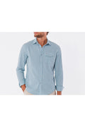 Performance Pearl Snap Button Down Criquet