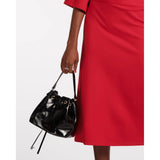 White Smoke Medium Minnie Bucket Black