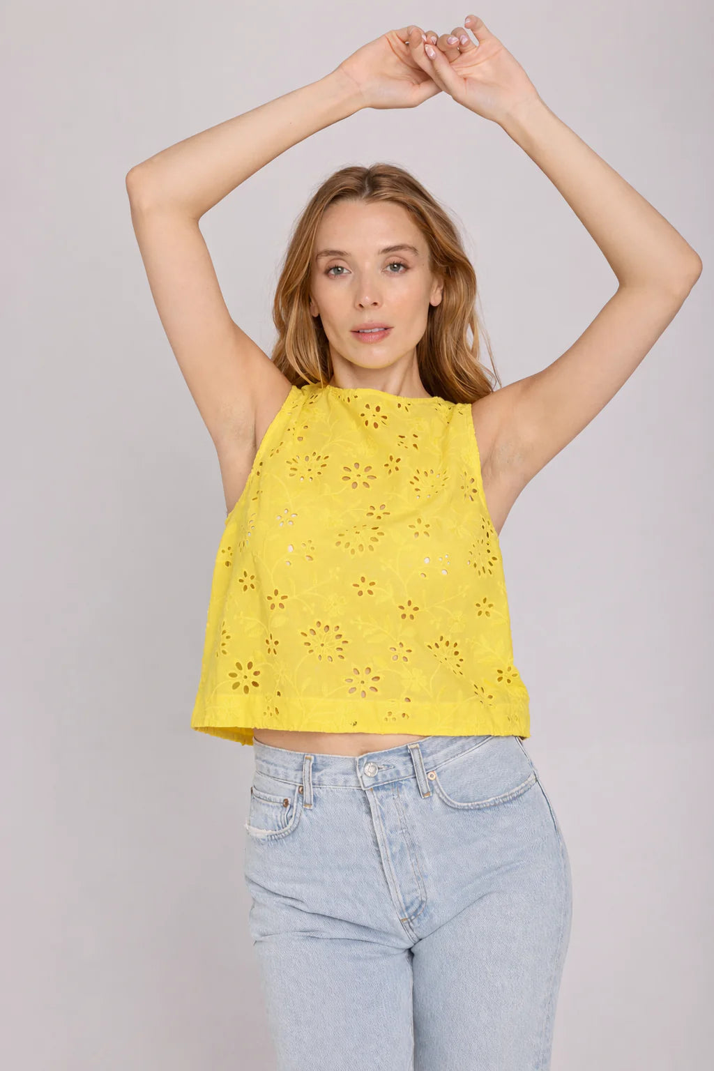 The Belsiana top Yellow Leledebaltzac