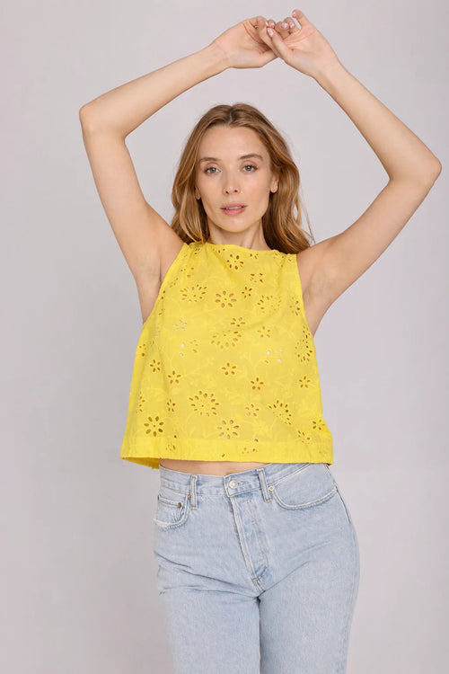 The Belsiana top Yellow Leledebaltzac