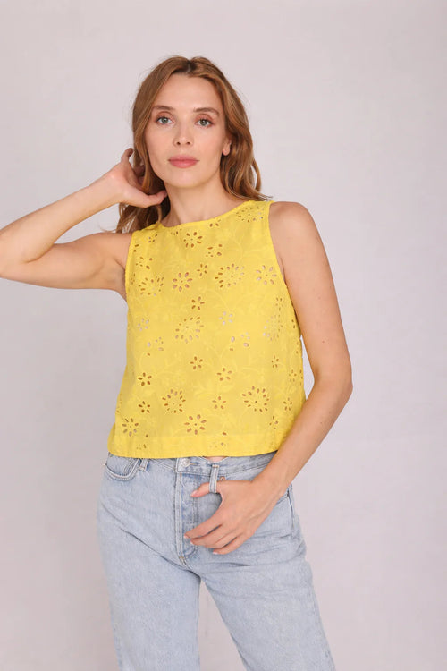 The Belsiana top Yellow Leledebaltzac