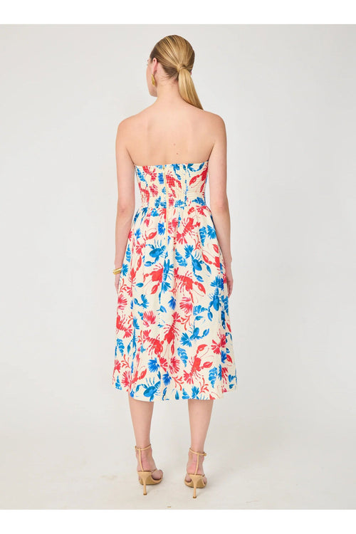 Luanna dress in Lobster Print GILNER FARRAR