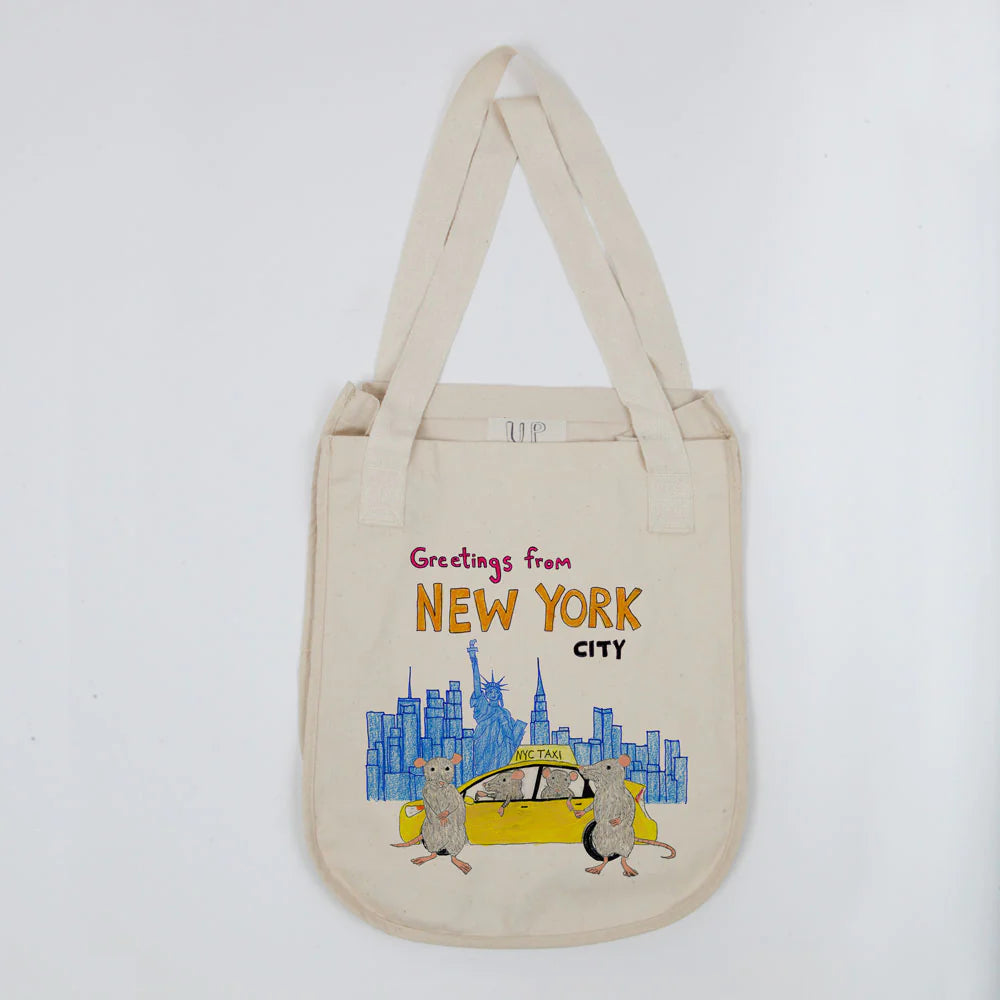 Unfortunate Portrait Greetings from New York Tote Bag