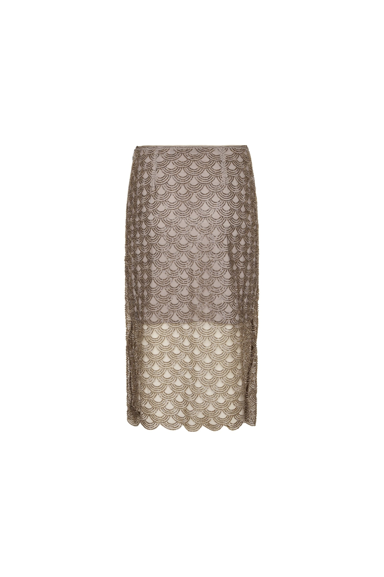 Scallop Sequin Midi Skirt ROTATE Birger Christensen