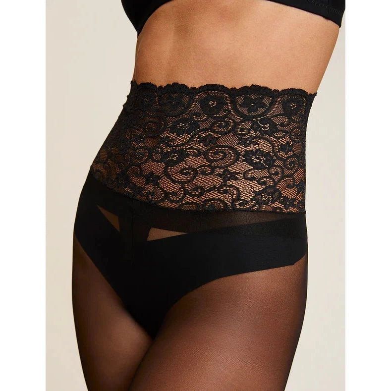 Sexy Sheer Tights Black Commando