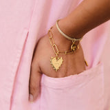 Gold Lurex Bracelet Cord