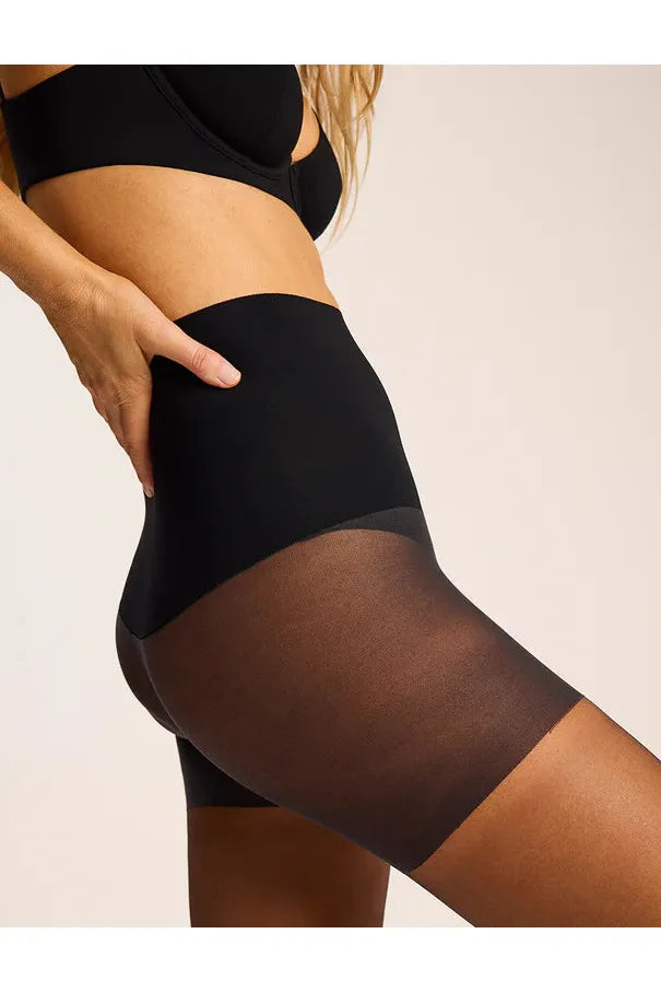 The Essential Sheer Control Tights Black Commando