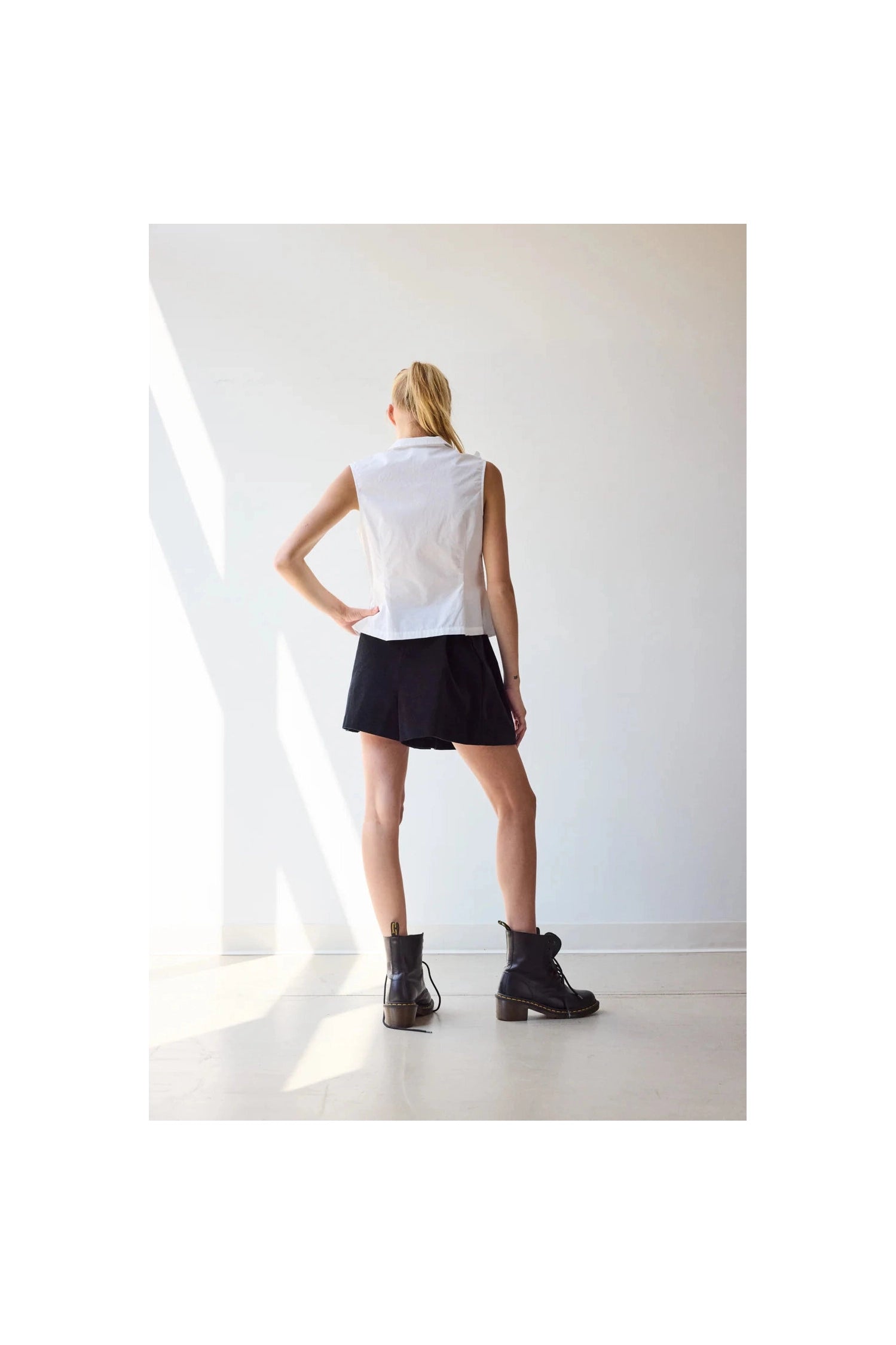 Peter Pan Blouse (White) Hope for Flowers by Tracy Reece