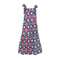Rosy Brown Winslow Dress in Button Print