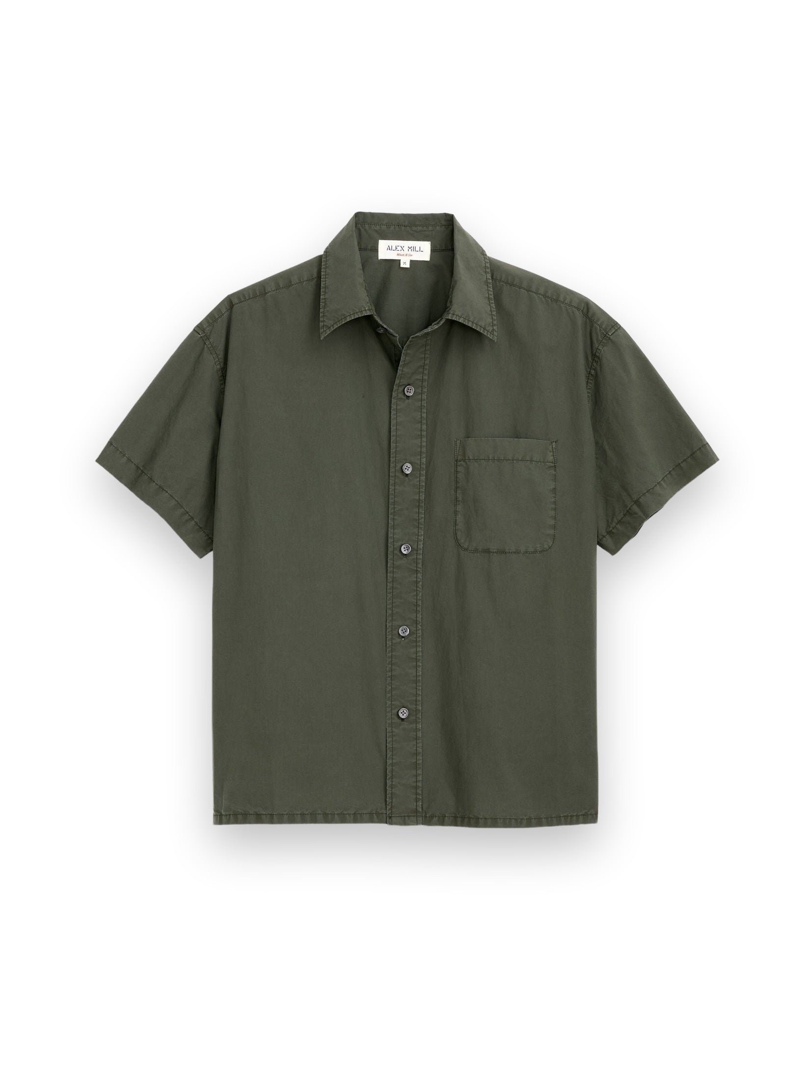 Alex Ss Shirt In Paper Poplin