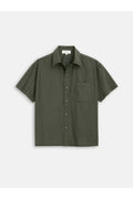 Alex Ss Shirt In Paper Poplin Alex Mill