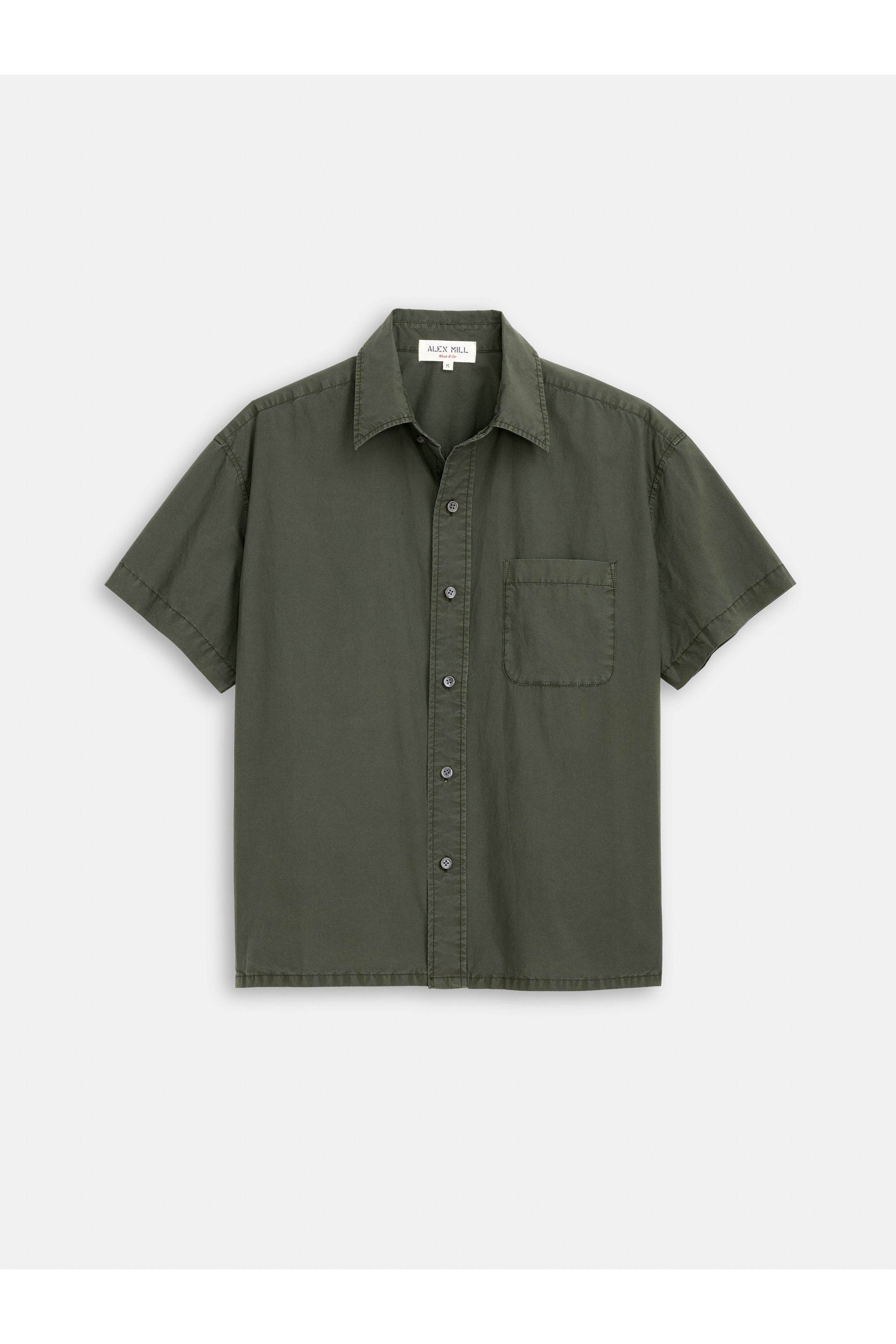 Alex Ss Shirt In Paper Poplin Alex Mill