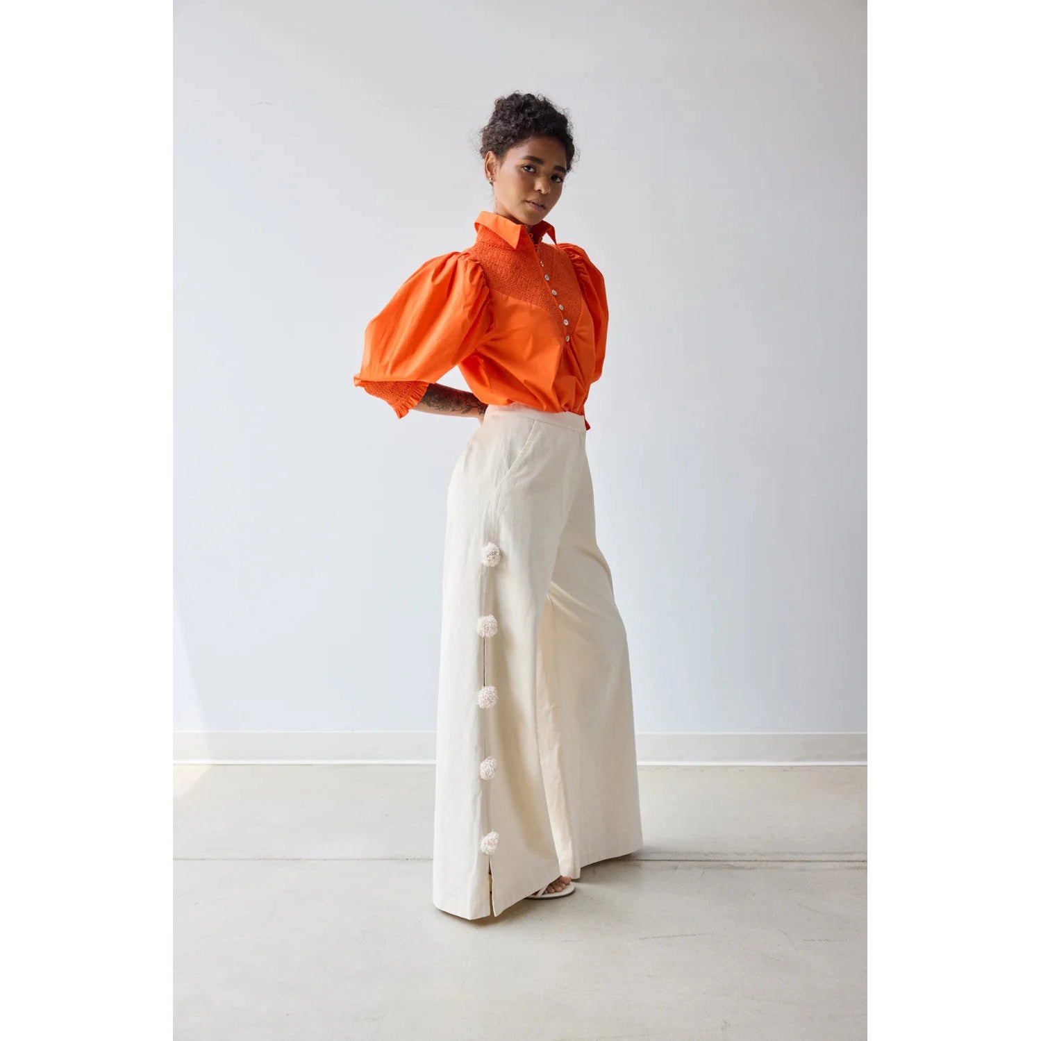 Pom Pom Trouser Hope for Flowers by Tracy Reece