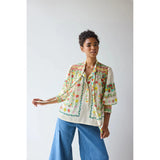 Smocked Tie Neck Hope for Flowers by Tracy Reece