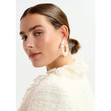 Pearl Hoop Earrings