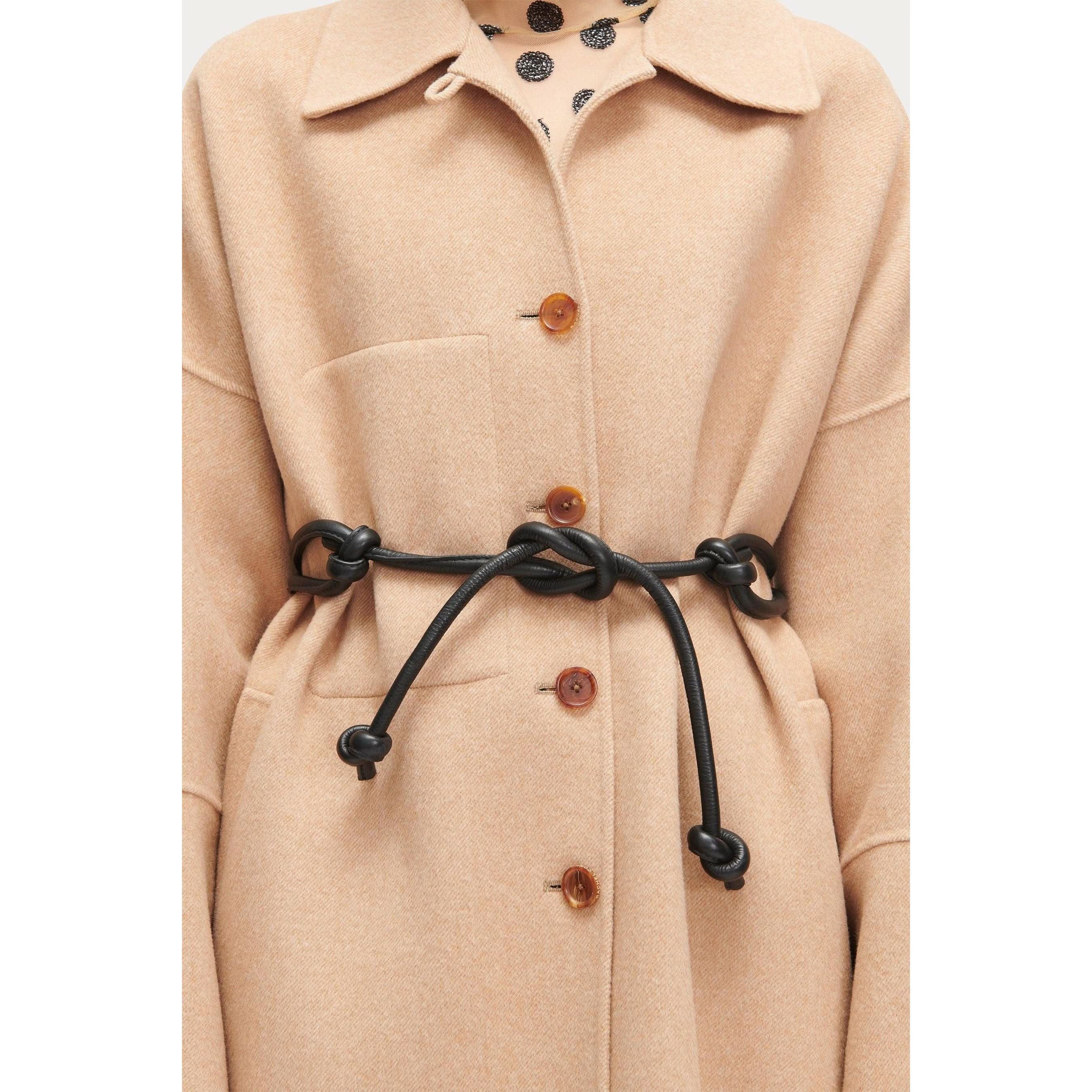 Rachel Comey Skinny Tubular Tie Belt in Black - Primm's