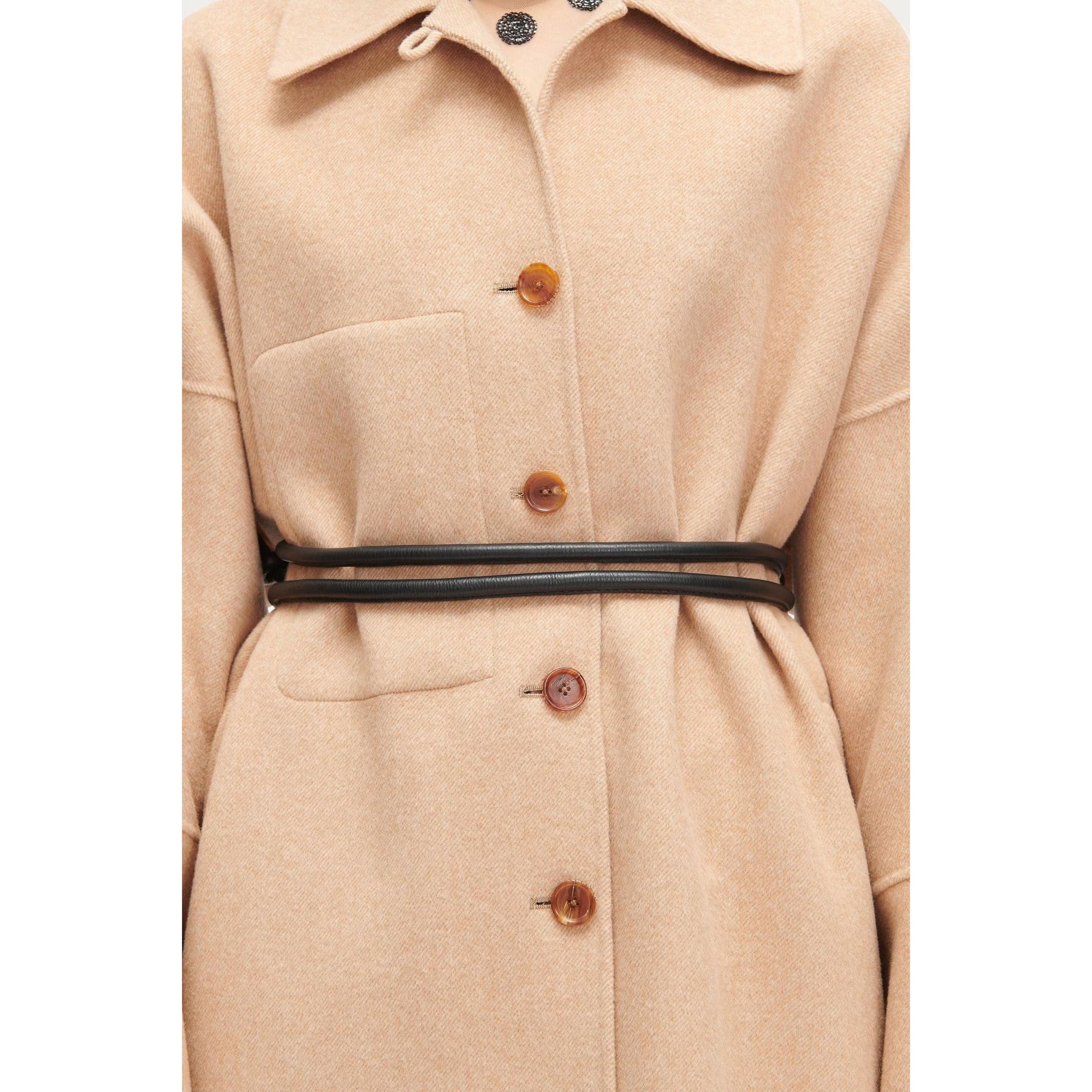 Rachel Comey Skinny Tubular Tie Belt in Black - Primm's