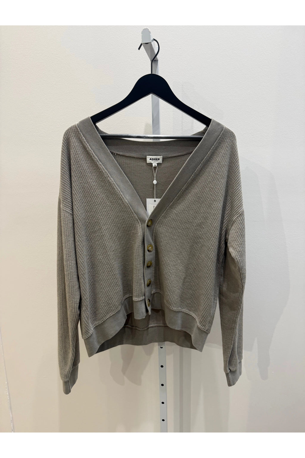 Beck Textured Cardigan ASHER