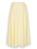 AMARIS SKIRT - BUTTER PLAID HEVRON