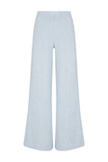 CAPRI PANT - SKY MELANGE HEVRON