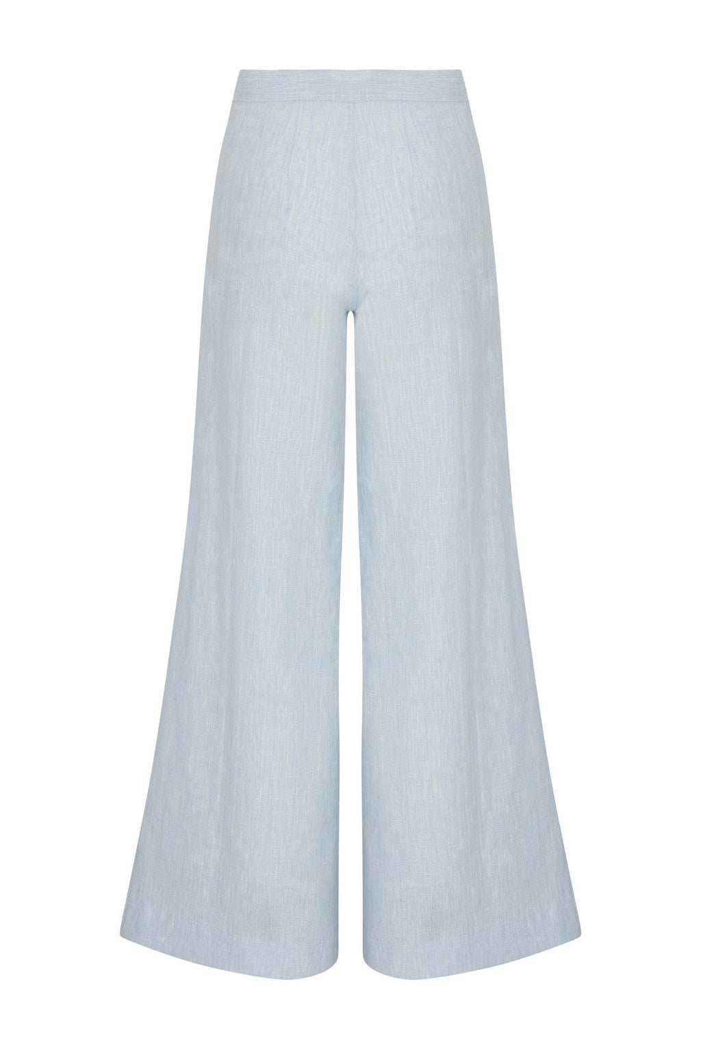 CAPRI PANT - SKY MELANGE HEVRON