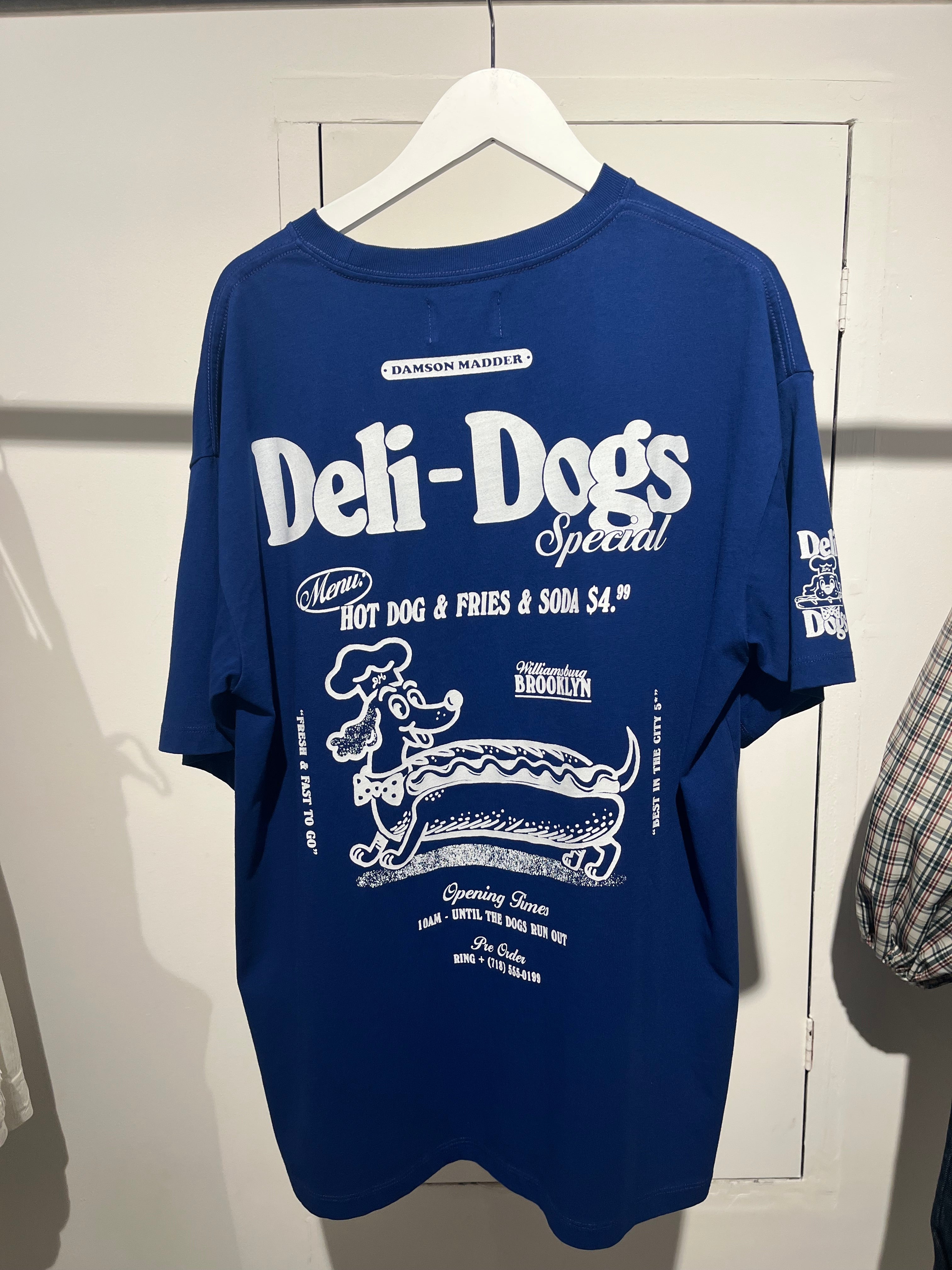 DELI DOG SS GRAPHIC TEE - BLUE Damson Madder