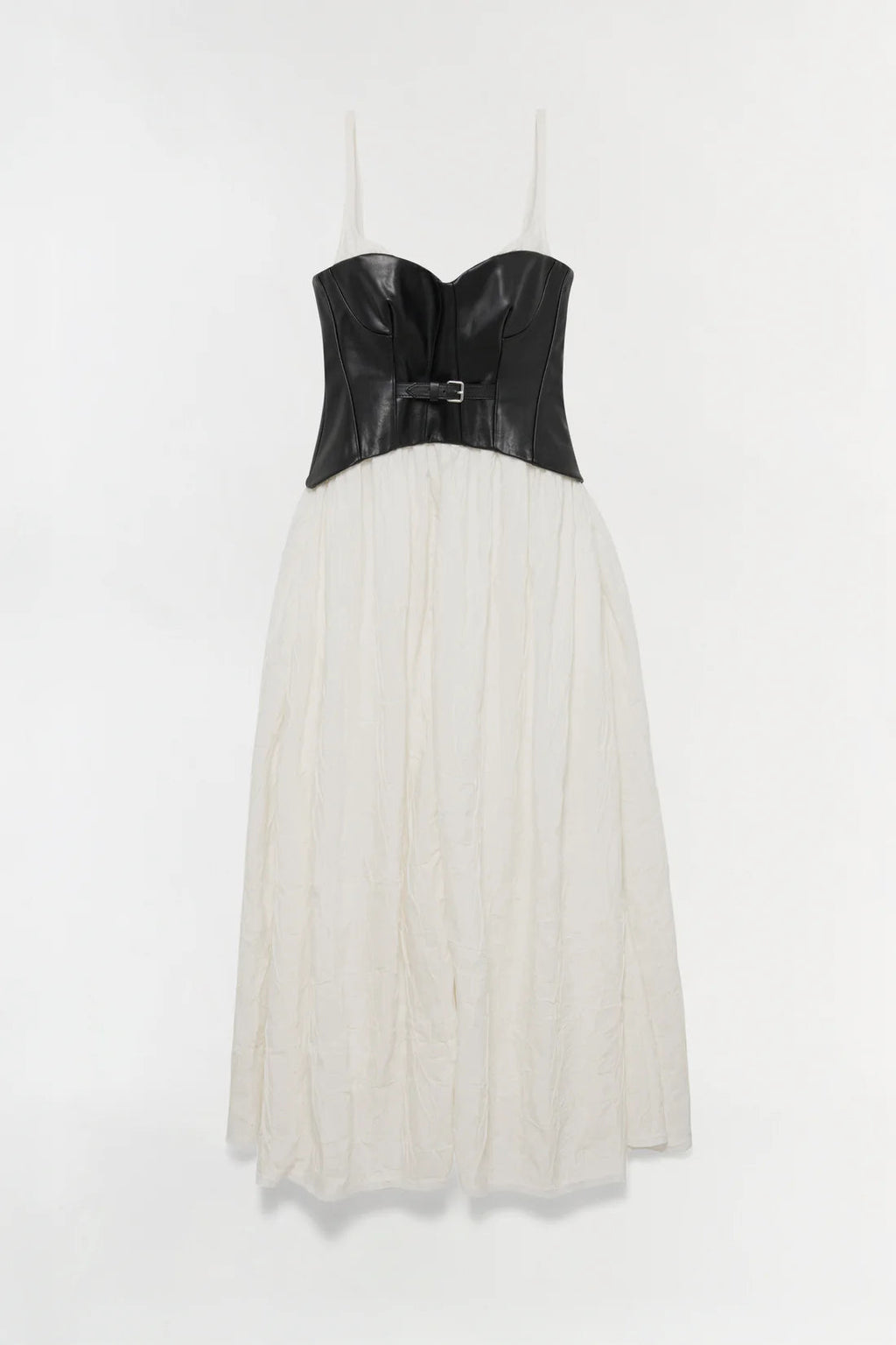 Cortland Belted Bustier Midi Dress Simkhai