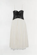 Cortland Belted Bustier Midi Dress Simkhai