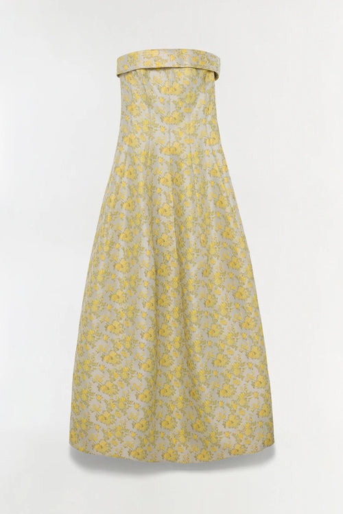 Octavia Strapless Gown Simkhai