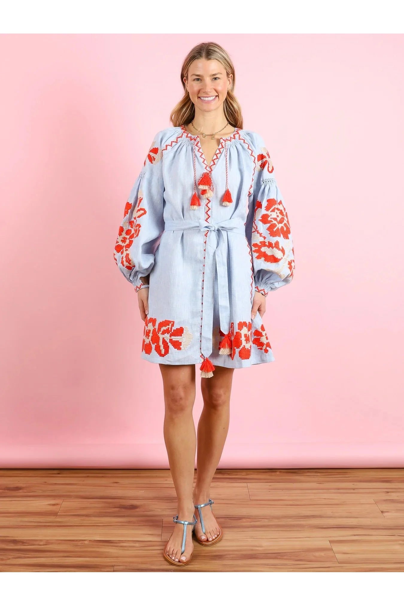 Pixel Rose Mini Dress Annabo