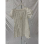 Light Slate Gray Rizzo Dress White(call or email to purchase)