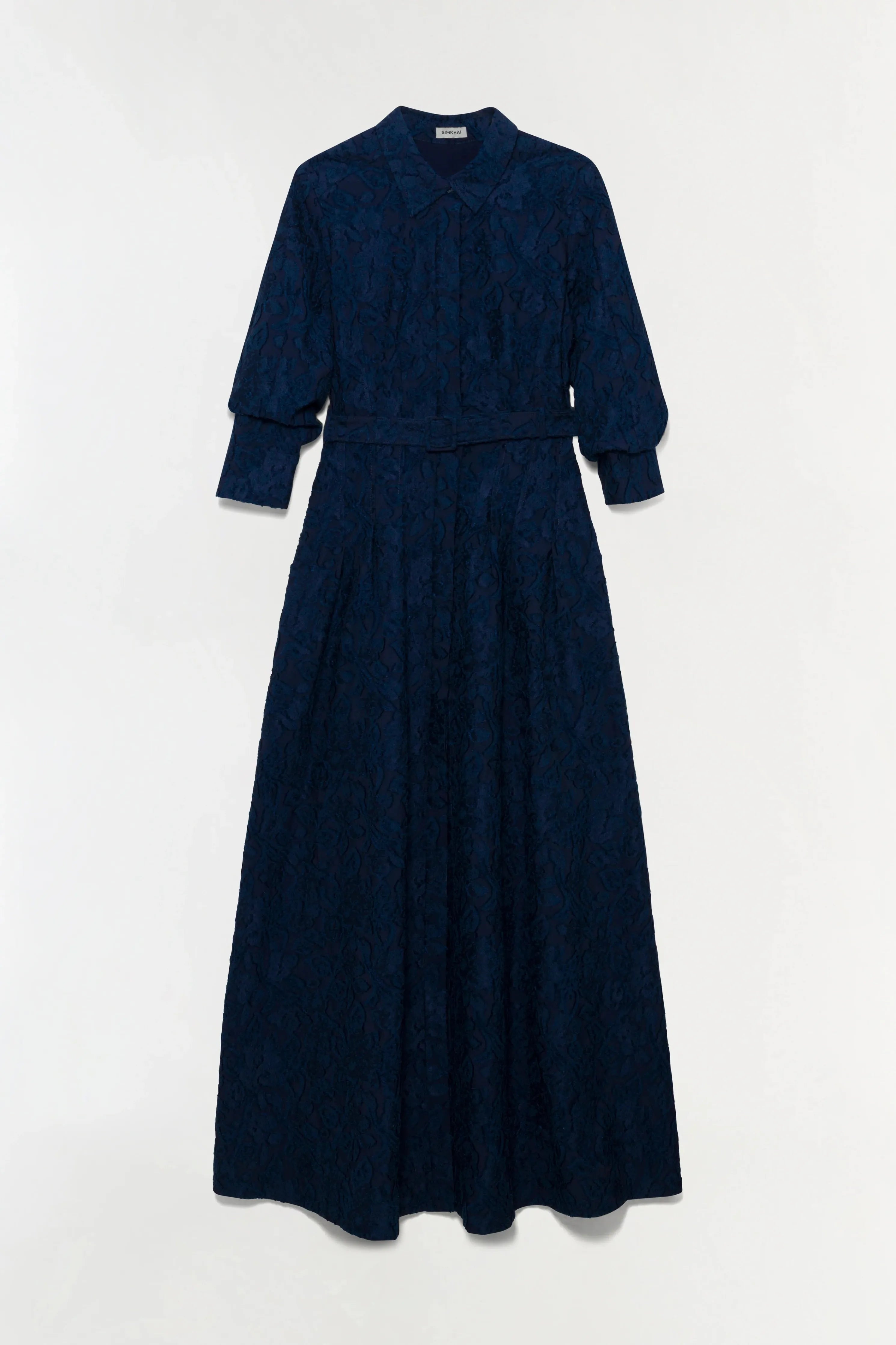 Courtney L/S Belted Gown Simkhai