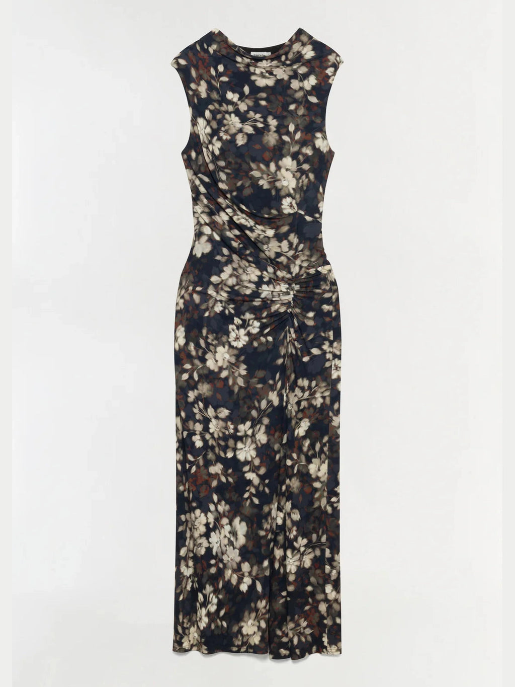 Acacia Draped Jersey Midi Dress Simkhai
